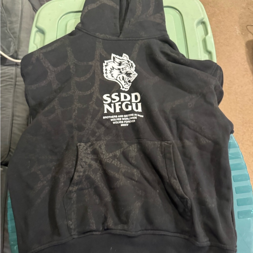 Darc Sport Black Hoodie with White Graphic